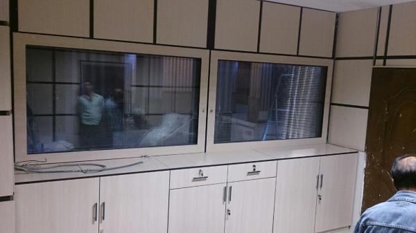 پارتیشن دوجداره mdf با پرده