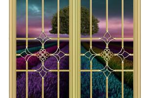 پنجره دکوراتیو شیشه