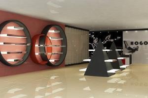 قفسه دیواری دایره ایی