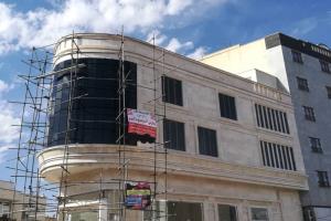 نمای شیشه فریم لس شیشه 