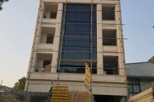 نمای شیشه فریم لس دوجداره