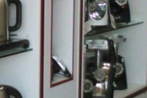 قفسه وویترین چوبی تمام ام دی اف براق فروشگاه ومغازه ها