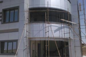 نمای شیشه فریم لس