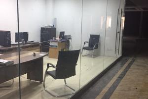 پارتیشن شیشه ایی  فریم لس